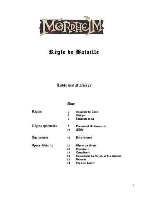 mordheim règles pdf.